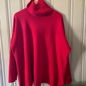 Boden Turtleneck Sweater, Red, XL